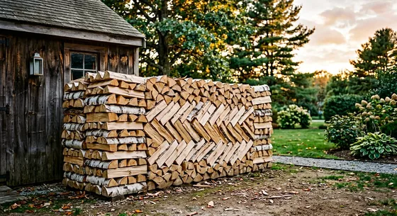 Укладка дров в Яхроме, улица Каминная, 19