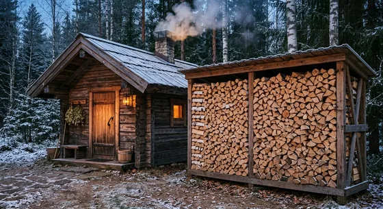 Укладка дров в Яхроме, проезд Луговая, 6